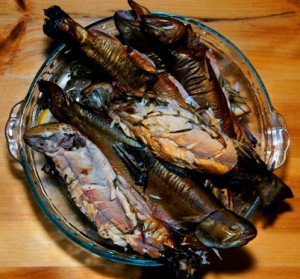 truite planche Barbecue