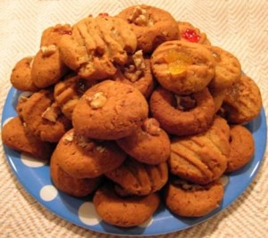 biscuits fromage et noix - apres cuisson biscuits fromage et noix - apres cuisson
