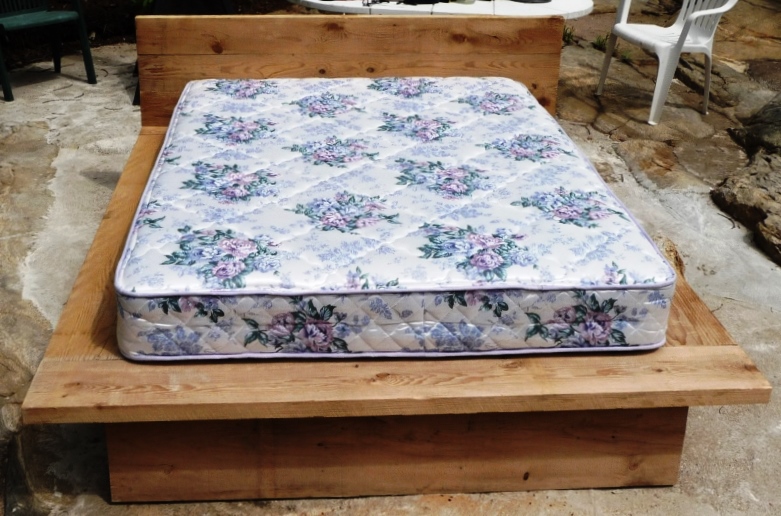 Fabriquer un litplateforme avec coffre de rangement intégré Dans notre maison